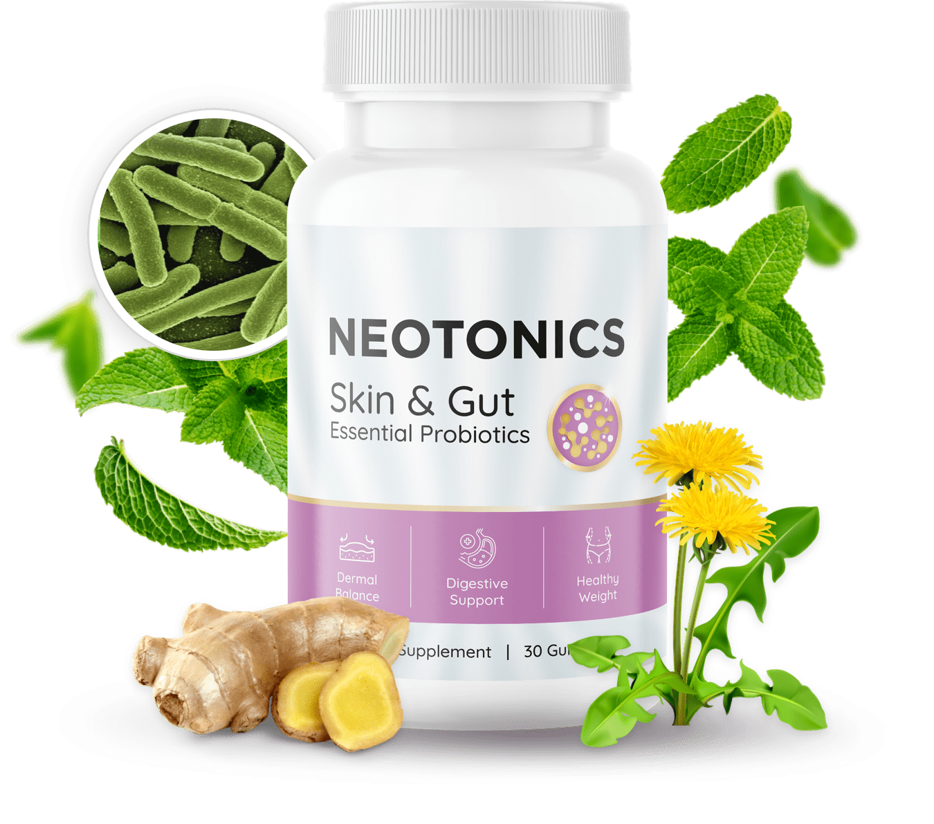 Neotonics gummy bottle